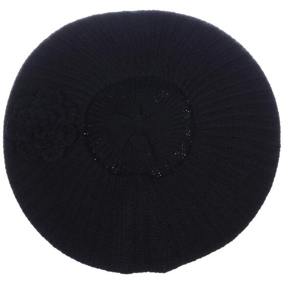 4662 Byos Ladies Winter Solid Chic Slouchy Ribbed Crochet Knit Beret Beanie main image 5